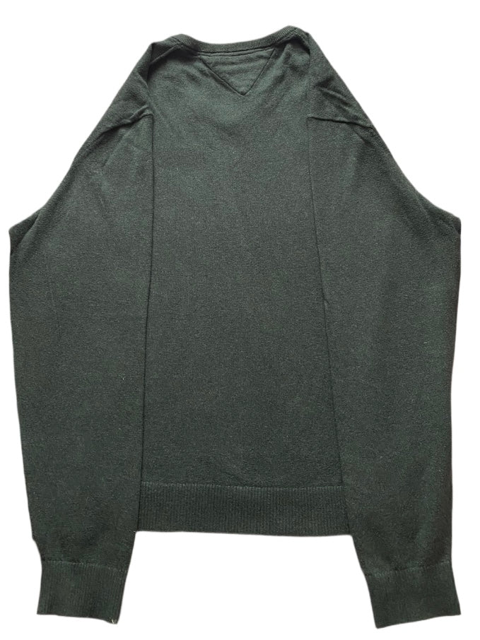 Sweter tommy hilfiger, bawełna pima, kaszmir