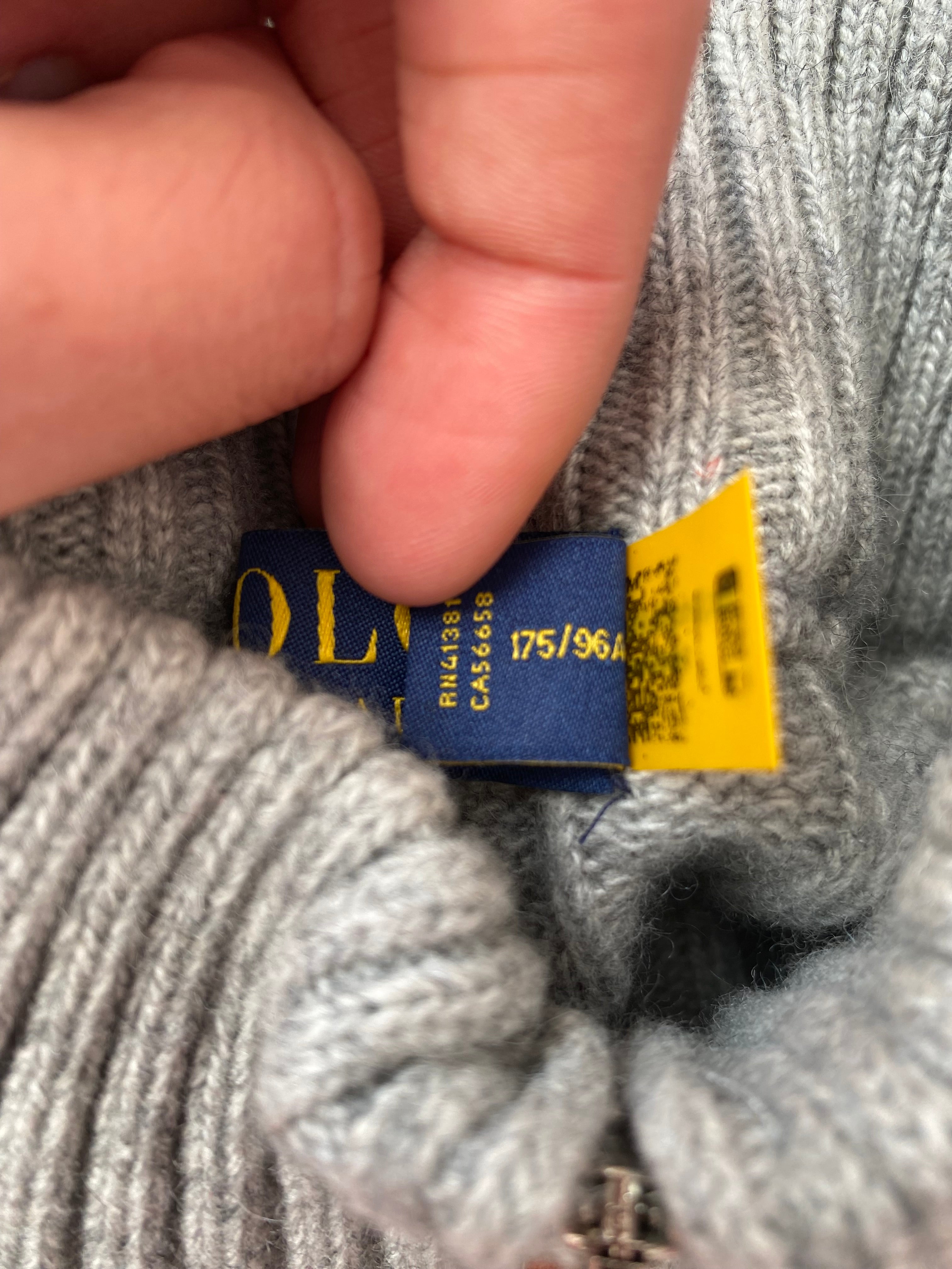 Sweter Polo Ralph Lauren szary