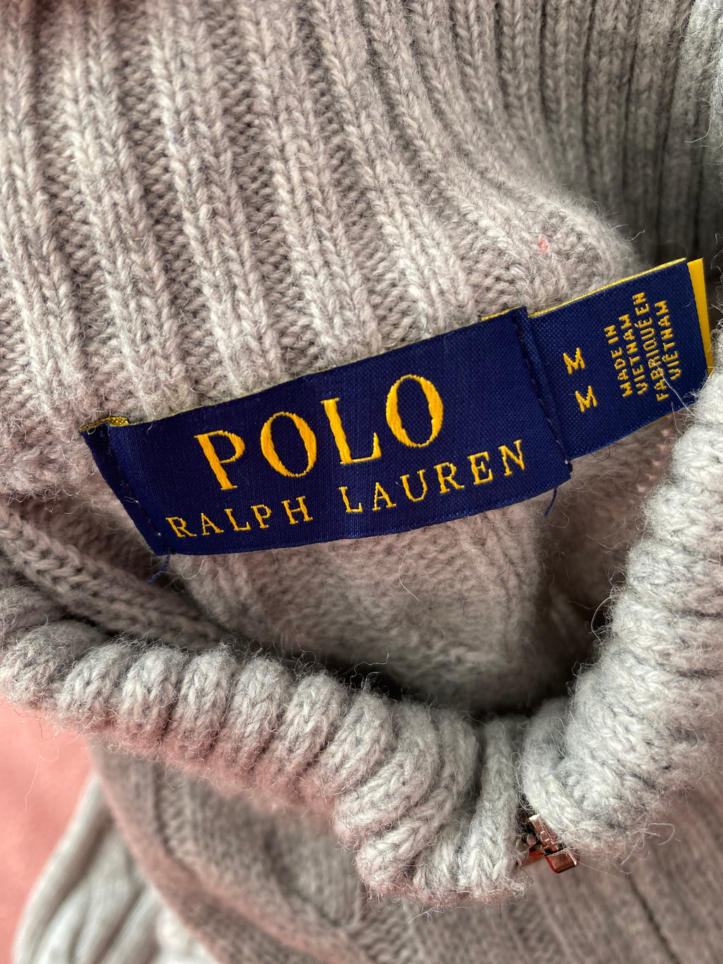 Sweter Polo Ralph Lauren szary