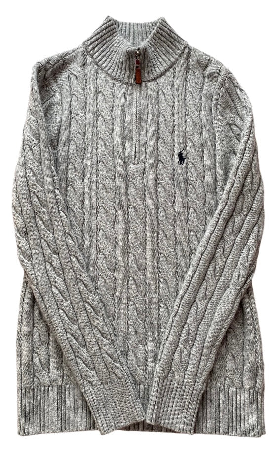 Sweter Polo Ralph Lauren szary