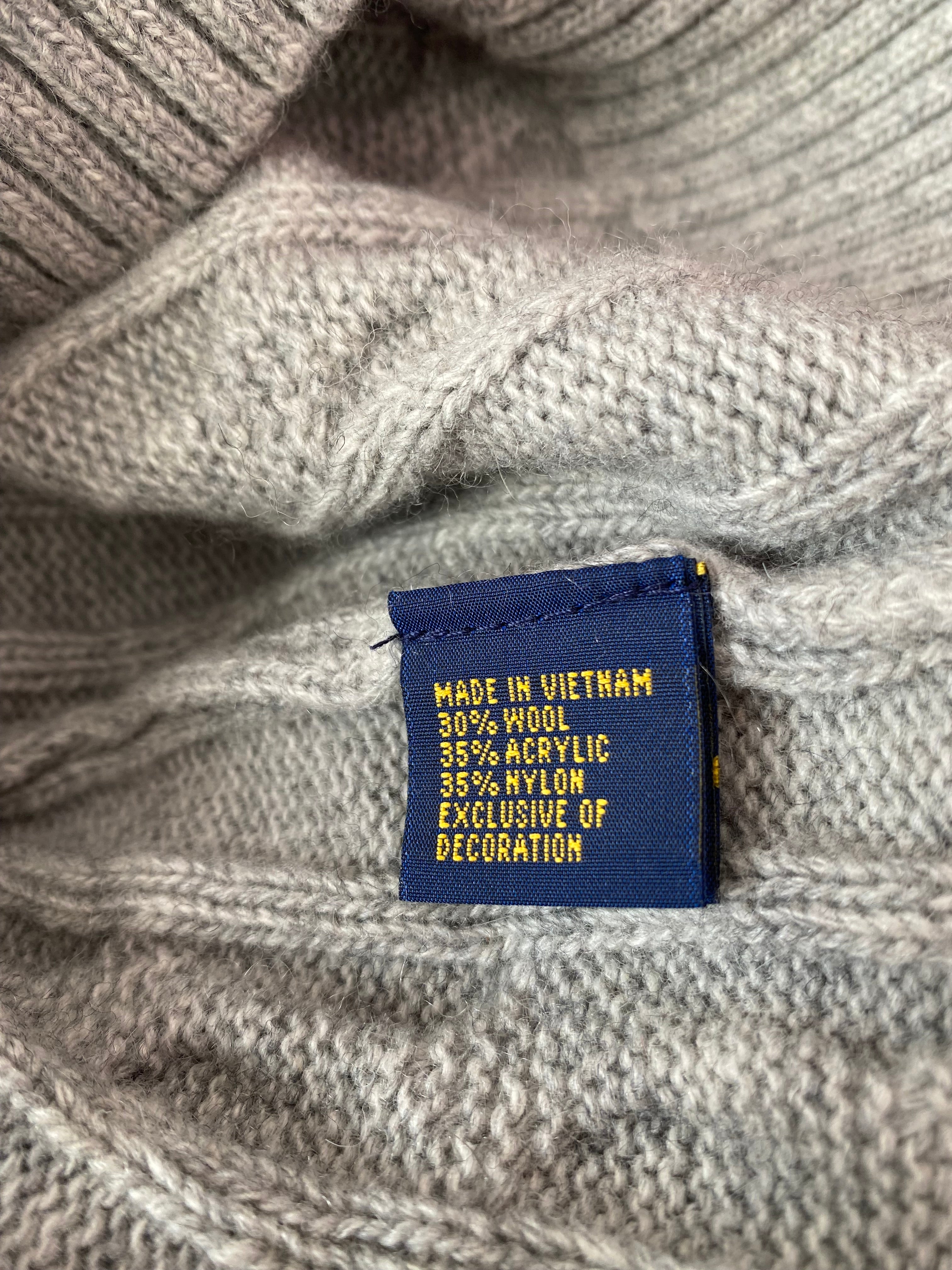 Sweter Polo Ralph Lauren szary