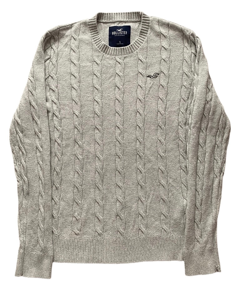 Sweter zimowy hollister, bawełniany