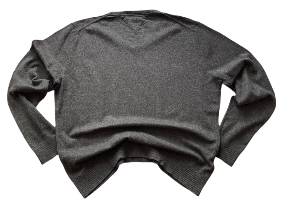 Sweter tommy hilfiger, bawełna pima, kaszmir